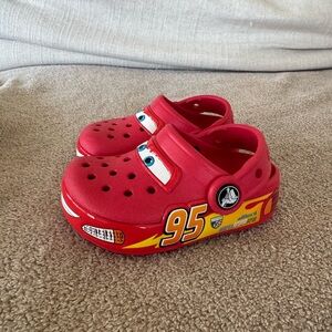 Lightning McQueen Toddler Crocs, 6